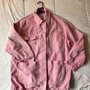 Bershka Light Pink Jean Jacket